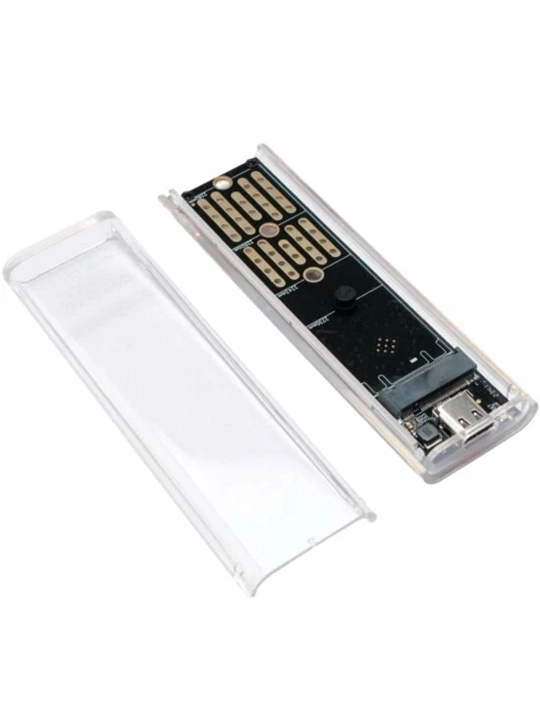 HDD SSD NVME uchun USB 3.0 qolip keys 2.5 qattiq diski va SSD uchun, tashqi shaffof quti