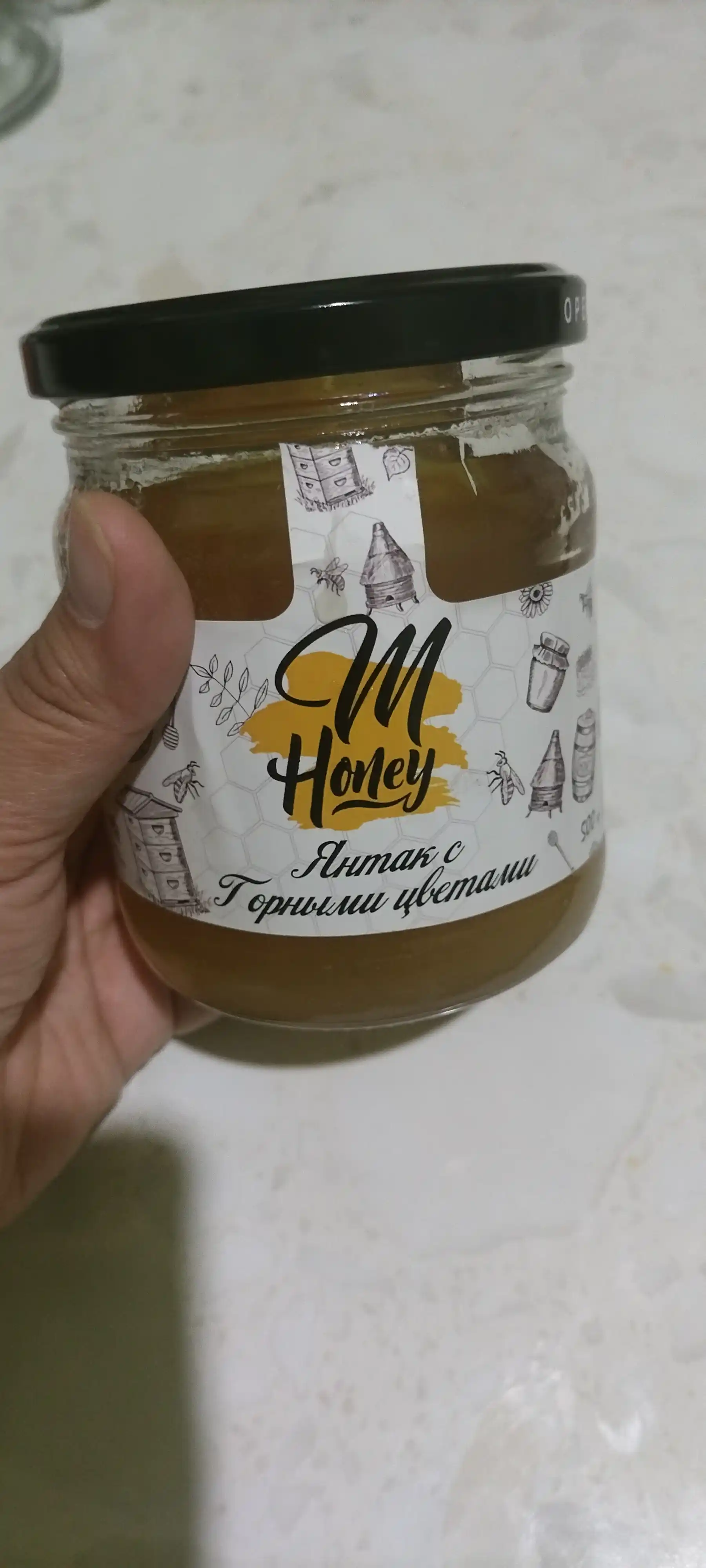 Tabiiy asal M Honey yantoq tog‘ gullari bilan, 500 g