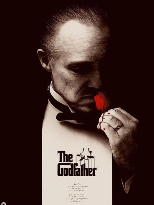 O'zi yopishadigan rasm, A4 formatida. The Godfather
