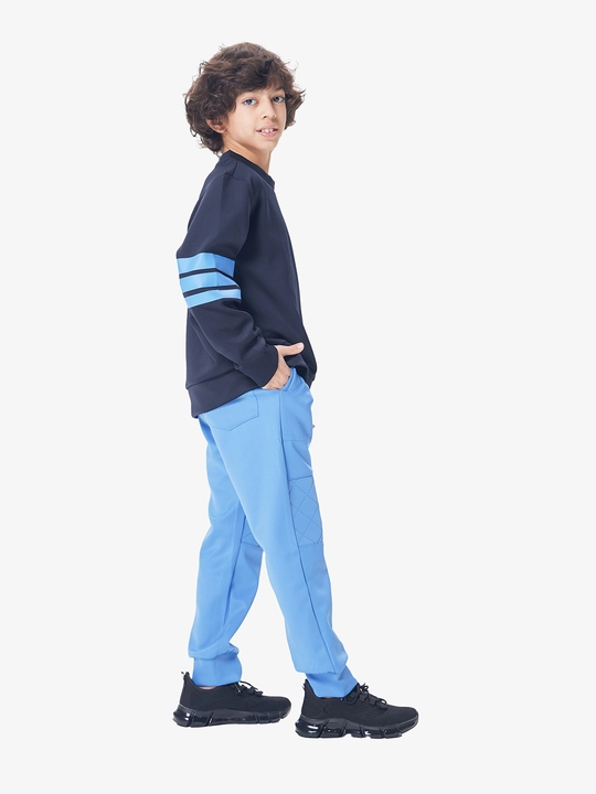 Спортивные брюки детские 7SABER ENERGY KIDS со стегаными вставками для мальчиков