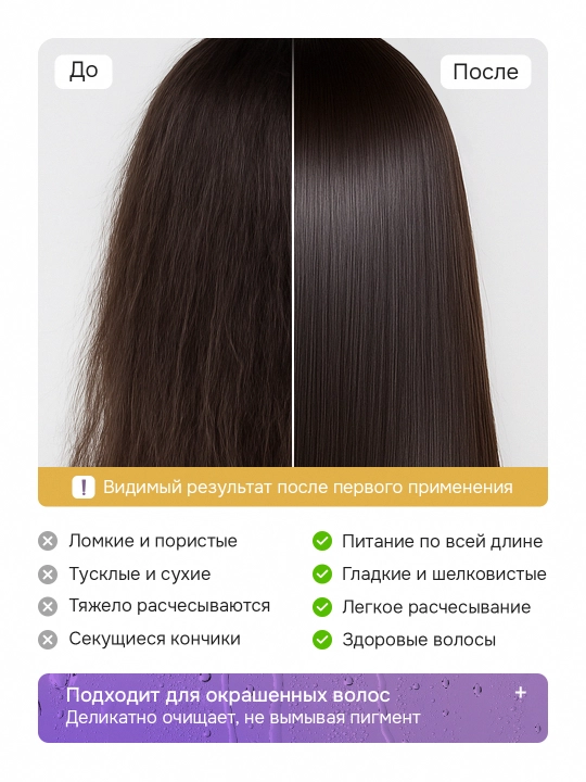 Keratin Queen soch konditsioneri – kollagen va keratin bilan chuqur tiklovchi, 500 ml