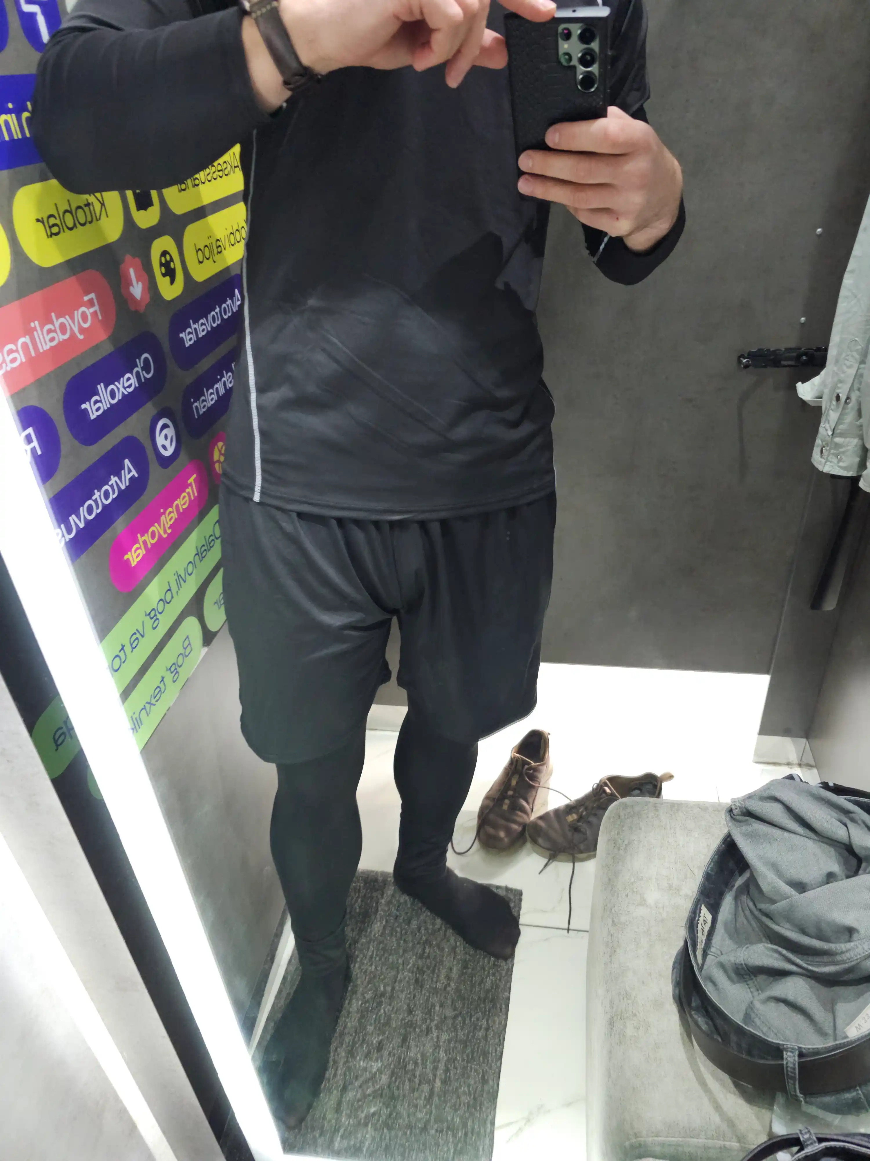 Rashgard sport kiyimlari, fitnes erkaklar kostyumi 5 tasi 1 da to'plam, zal termo kiyimlar