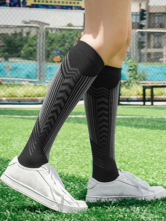 Zip Sox varikozga qarshi kompressli paypoqlar, nano qoplamali fermuarli paypoqlar, 2 dona