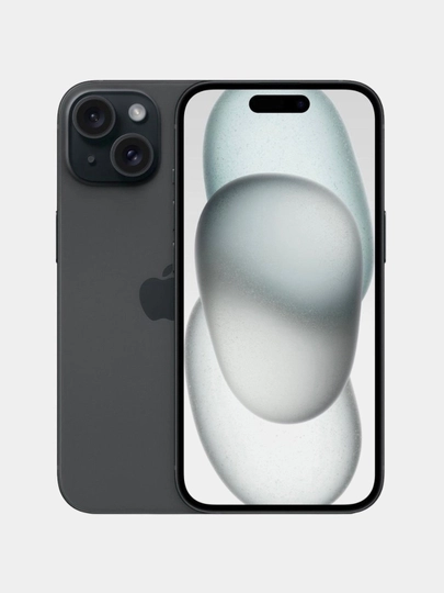 Смартфон Apple iPhone 15 128 GB (nanoSim+eSim), black