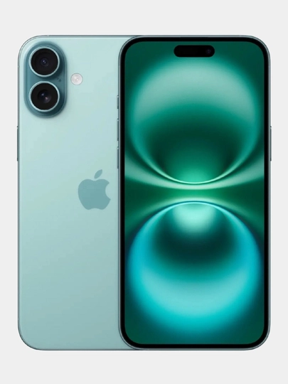 Смартфон Apple iPhone 16 128 ГБ nanoSim+eSim, Teal