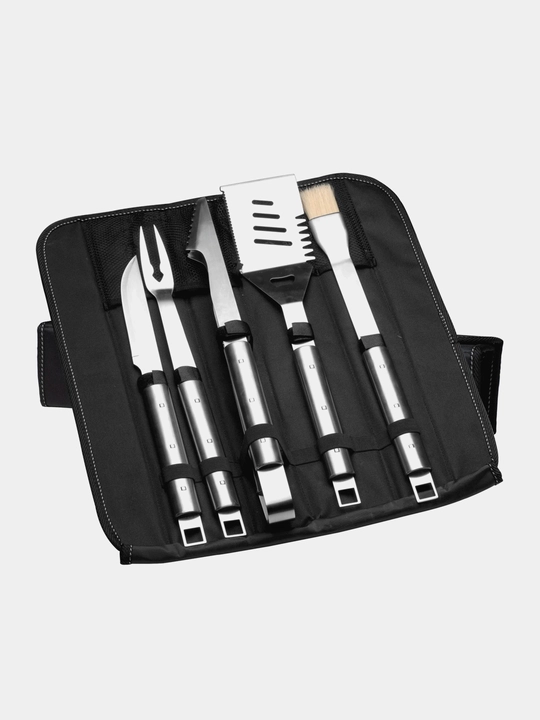 BergHOFF Набор для барбекю Essentials Cubo, 6 пр., серебристый - 