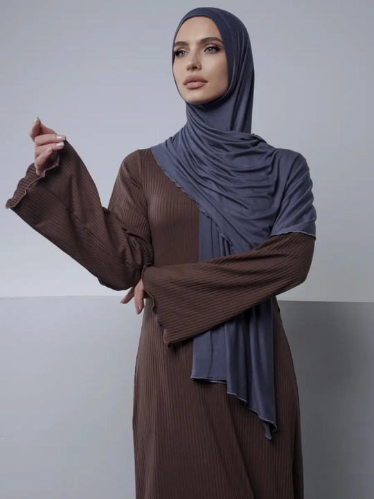 Kaliforniya tayyor kiymali sharf ayollar ro‘moli,hijob, haj va umra uchun mos, 175 x 75 sm