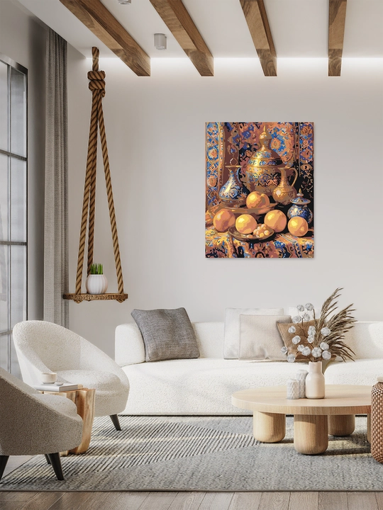 Raqamlar bo'yicha rasm chizish ARTERY "Oʻzbekiston", 40×50 sm, holstga bo'yaladigan rasm