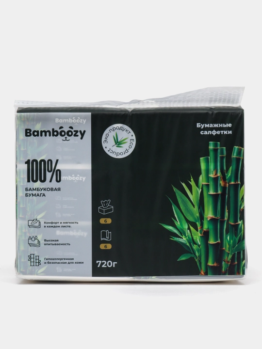 Гипералергеная салфетка Bamboozy, 6 слоя, 6 шт