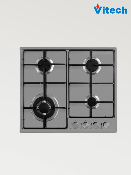Gazli pishirish paneli Vitech Charon BD612MTS 3+1, 4 ta konforka, WOK-konforka
