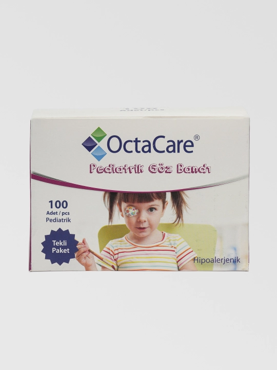 Окклюдер Пластыри OctaCare  для глаз и век для девочек 100 штук