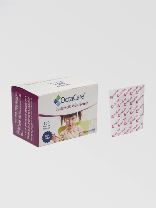 Окклюдер Пластыри OctaCare  для глаз и век для девочек 100 штук