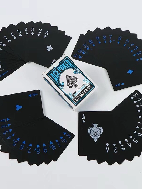 Ko'p rangli kartalar, poker uchun, fokuslar uchun, boshqa o'yinlar, 1 to'plam 54 dona