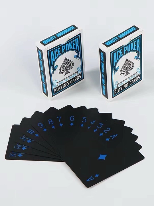Ko'p rangli kartalar, poker uchun, fokuslar uchun, boshqa o'yinlar, 1 to'plam 54 dona