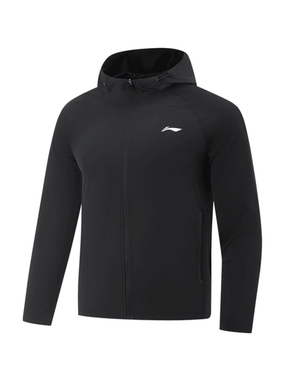 Ветровка мужская Li-Ning демисезонная с капюшоном, S-4XL ветрозащитная куртка