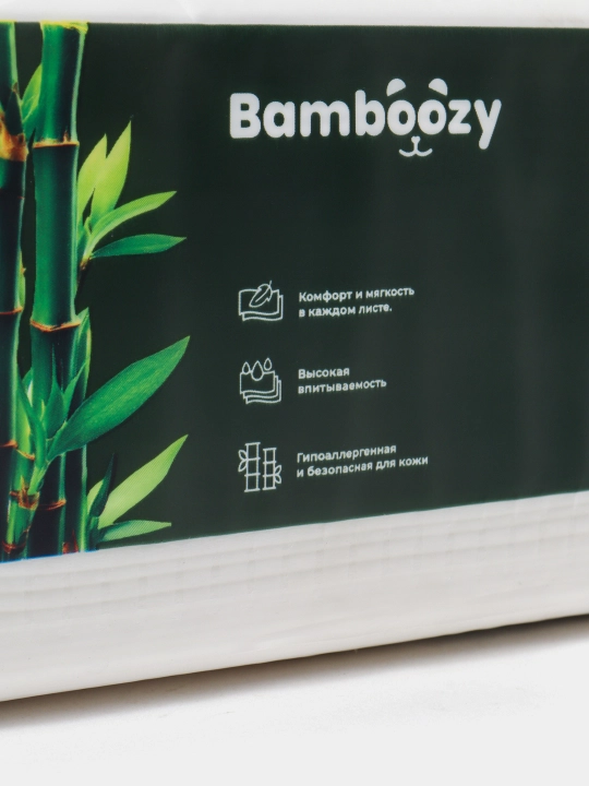 Гипоаллергенная салфетка Bamboozy, 6 слоя, 1 шт