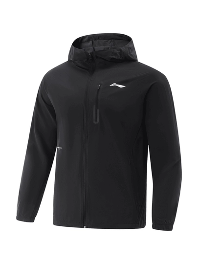 Ветровка мужская Li-Ning демисезонная с капюшоном, S-4XL ветрозащитная куртка