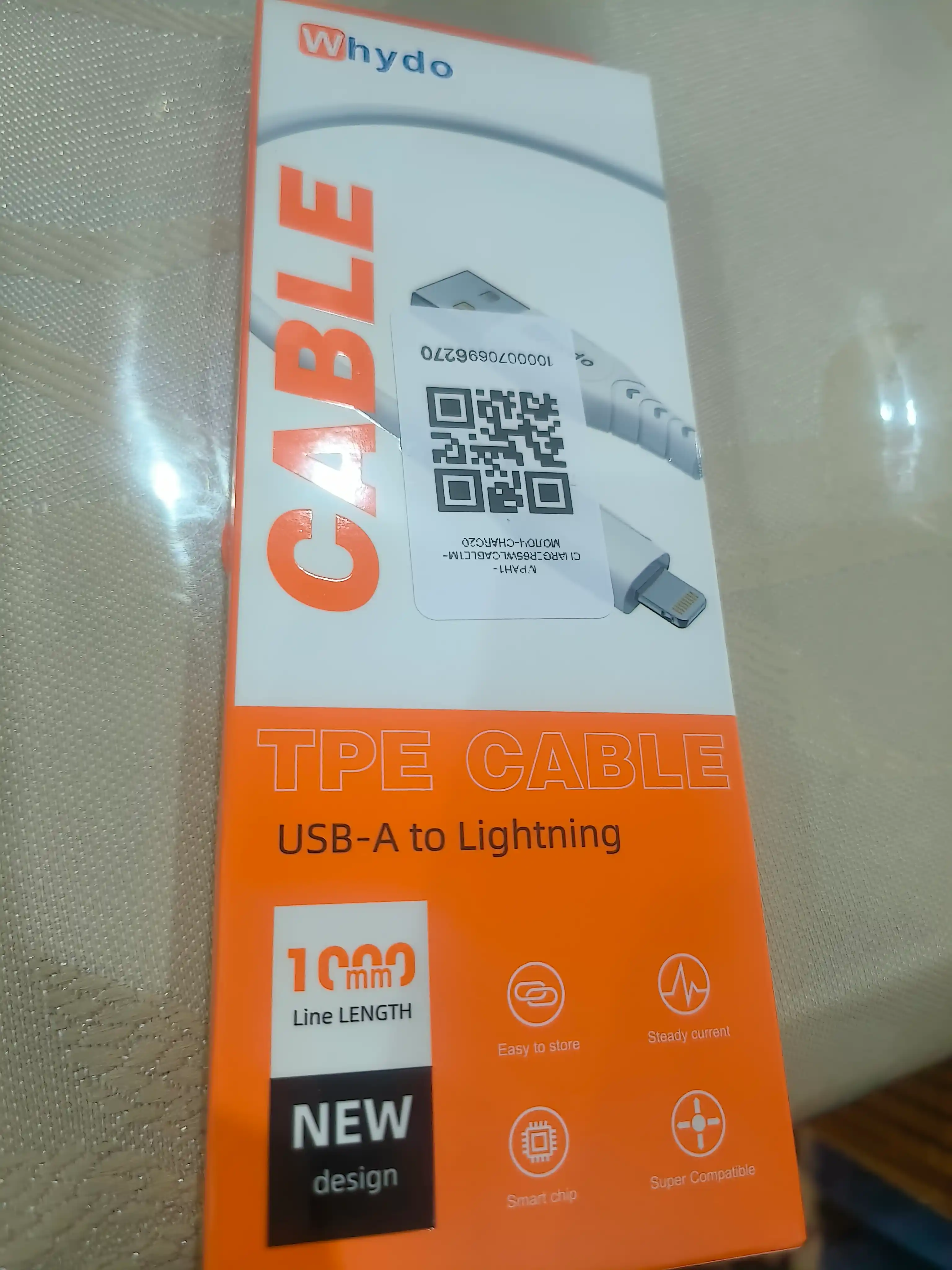 Зарядное устройство 65W GaN + кабель Lightning 1 м, быстрая зарядка