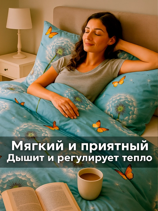 Пододеяльник ткань бамбук, двуспальный, односпальный, RANIA BELLUCCI