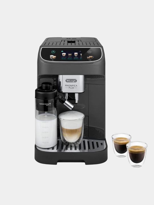 De’Longhi Magnifica Plus kofe mashinasi, sensorli displey, 3.5 dyuym, 4 ta profil