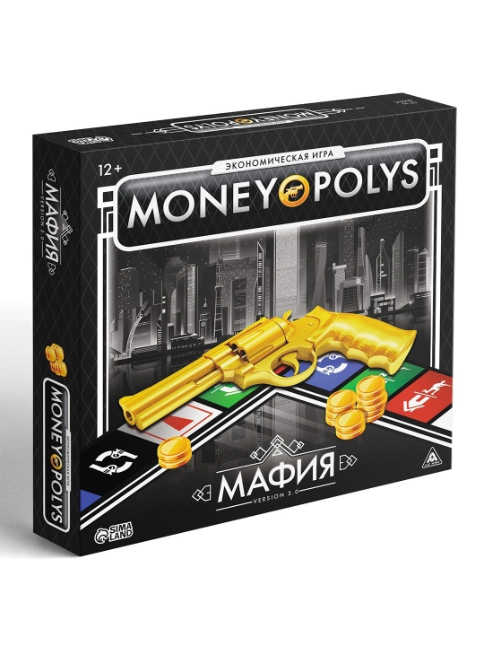MONEY POLYS stol iqtisodiy o'yini. Mafiya", 116 ta karta, 12+