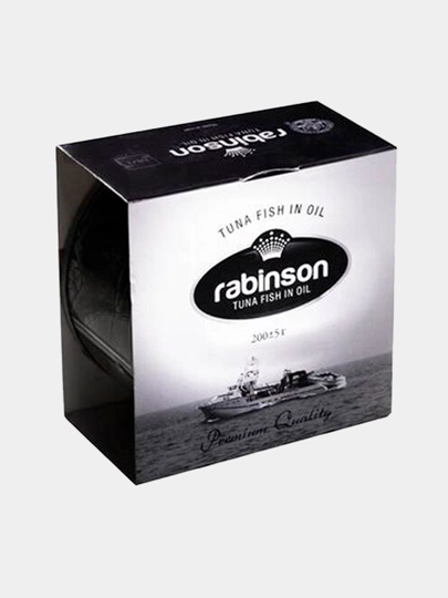 Тунец Rabinson Yellowfin (желтопёрый), 200 г — TUNA-RABINSON1