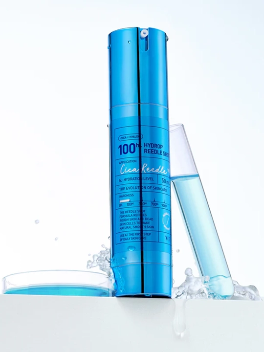 Увлажняющая бустер-сыворотка с микроиглами VT Cosmetics Hydrop Reedle Shot 100 HL, 50 ml - 