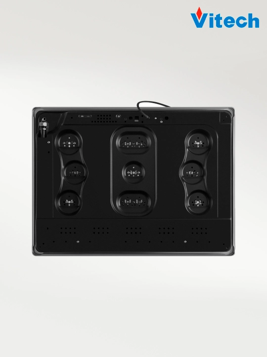 Газовая варочная панель Vitech GB9017GB / GB7001SS / GB7610GB, 5 конфорок, WOK-конфорка