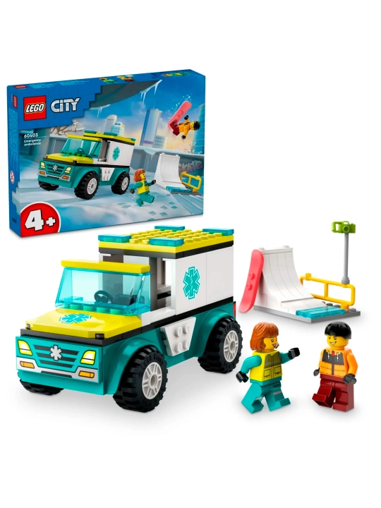 LEGO City tez yordam va snoubord dizayneri 60403