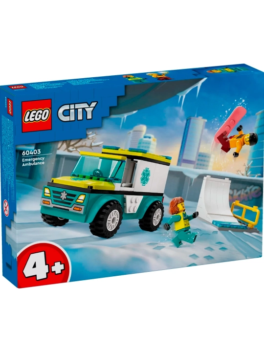 LEGO City tez yordam va snoubord dizayneri 60403 - 