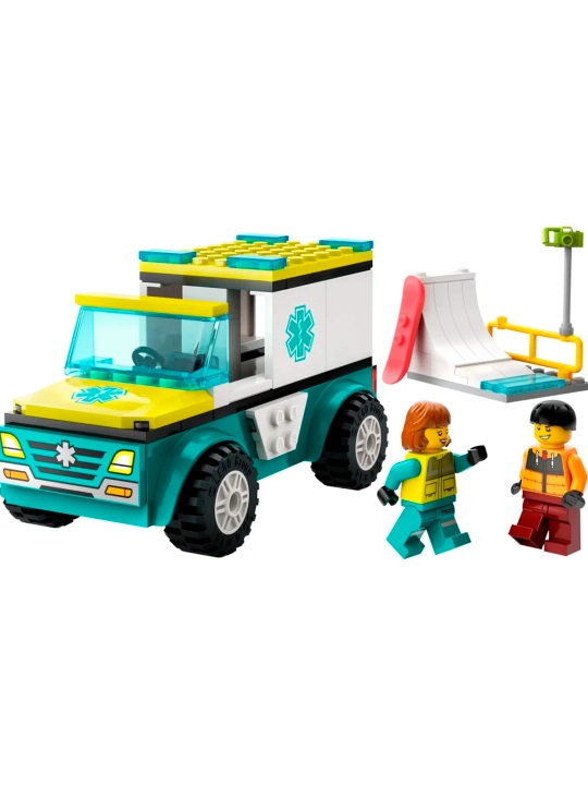 LEGO City tez yordam va snoubord dizayneri 60403