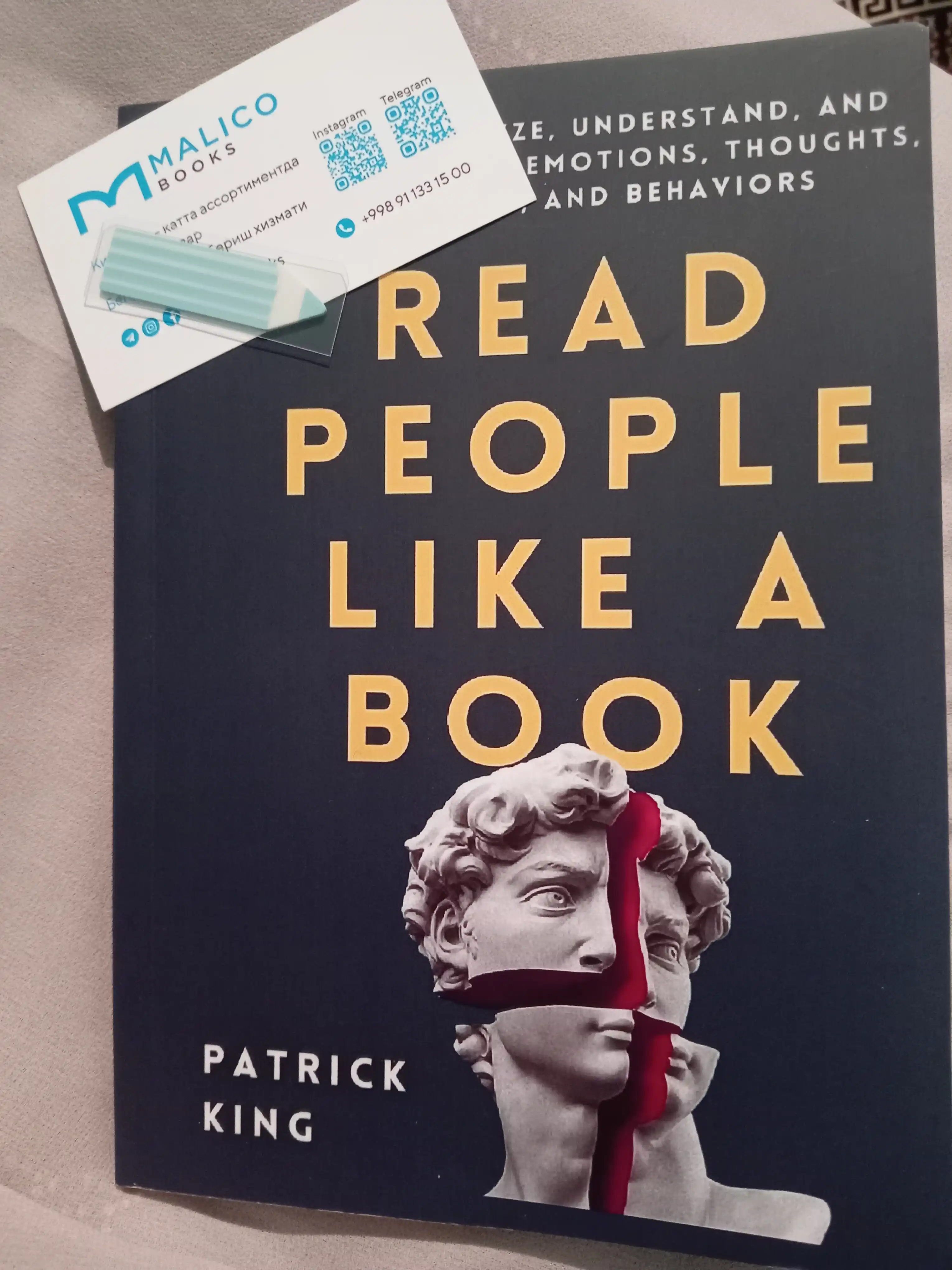 Read people like a book. Patrick King (Kitob ingliz tilida)