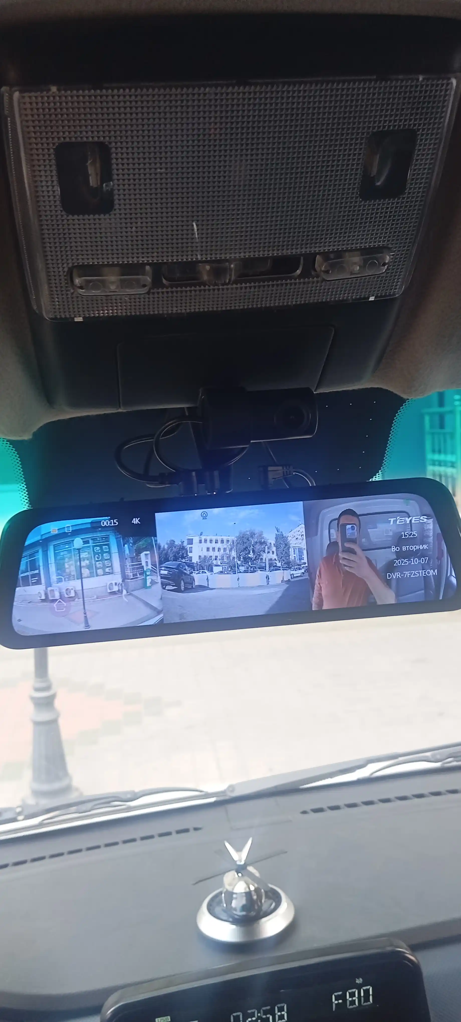 Videoregistrator TEYES Q8, 2K, Wi-Fi ulanish, Adas, BSD 3ta kamera, sensor boshqaruv