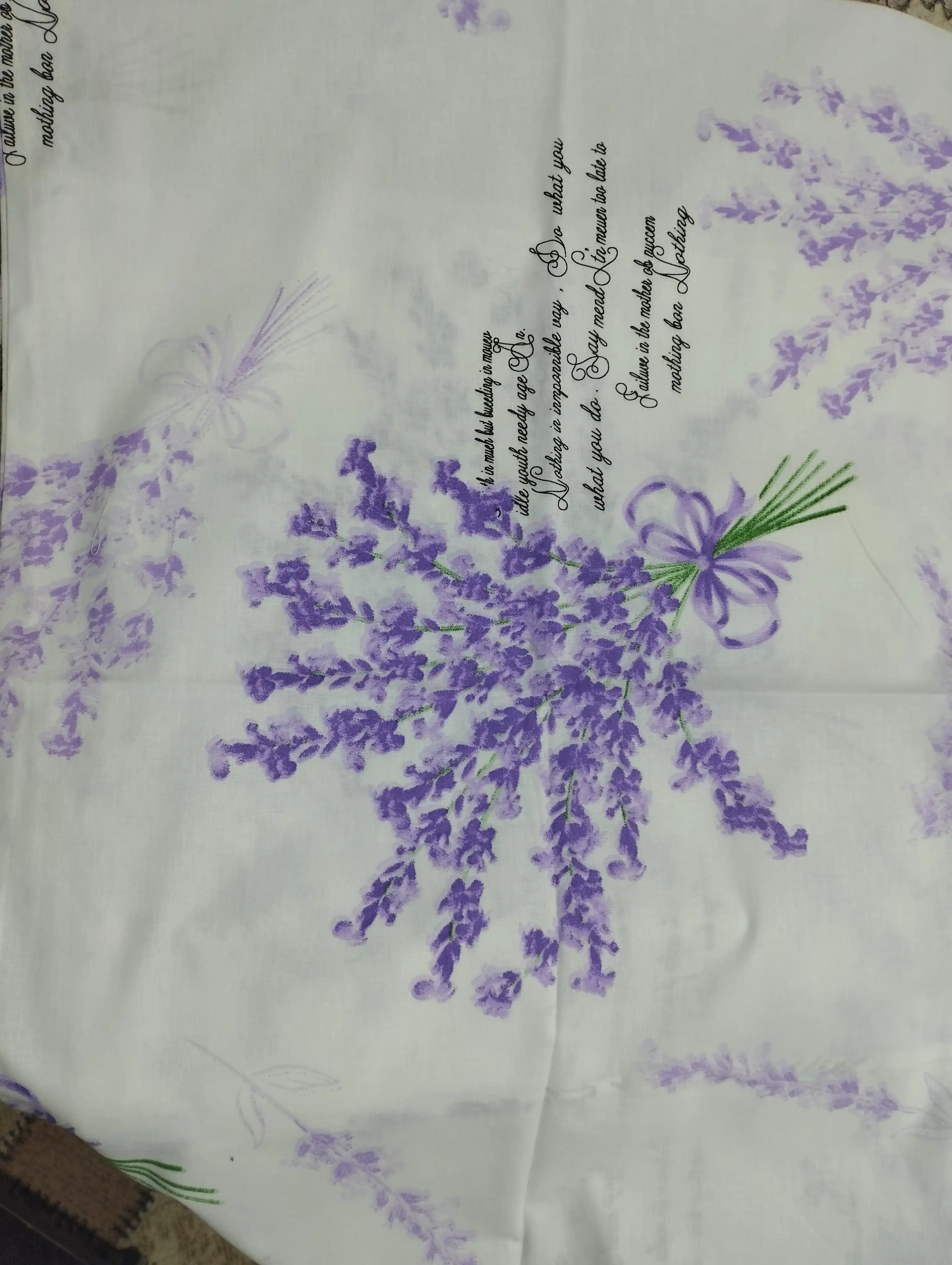 Bir kishilik va ikki kishilik choyshab to‘plami, 100% paxta, poplin, rangini yo‘qotmaydi