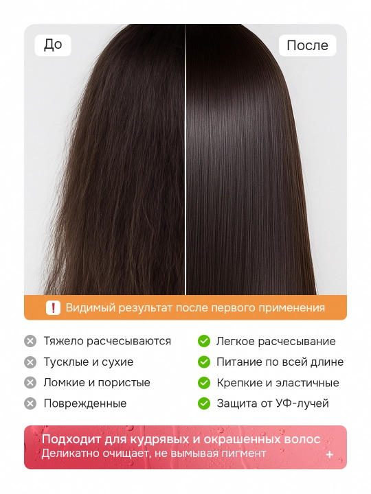 Спрей для волос Keratin Queen с кератином и минералами термозащита 200 мл