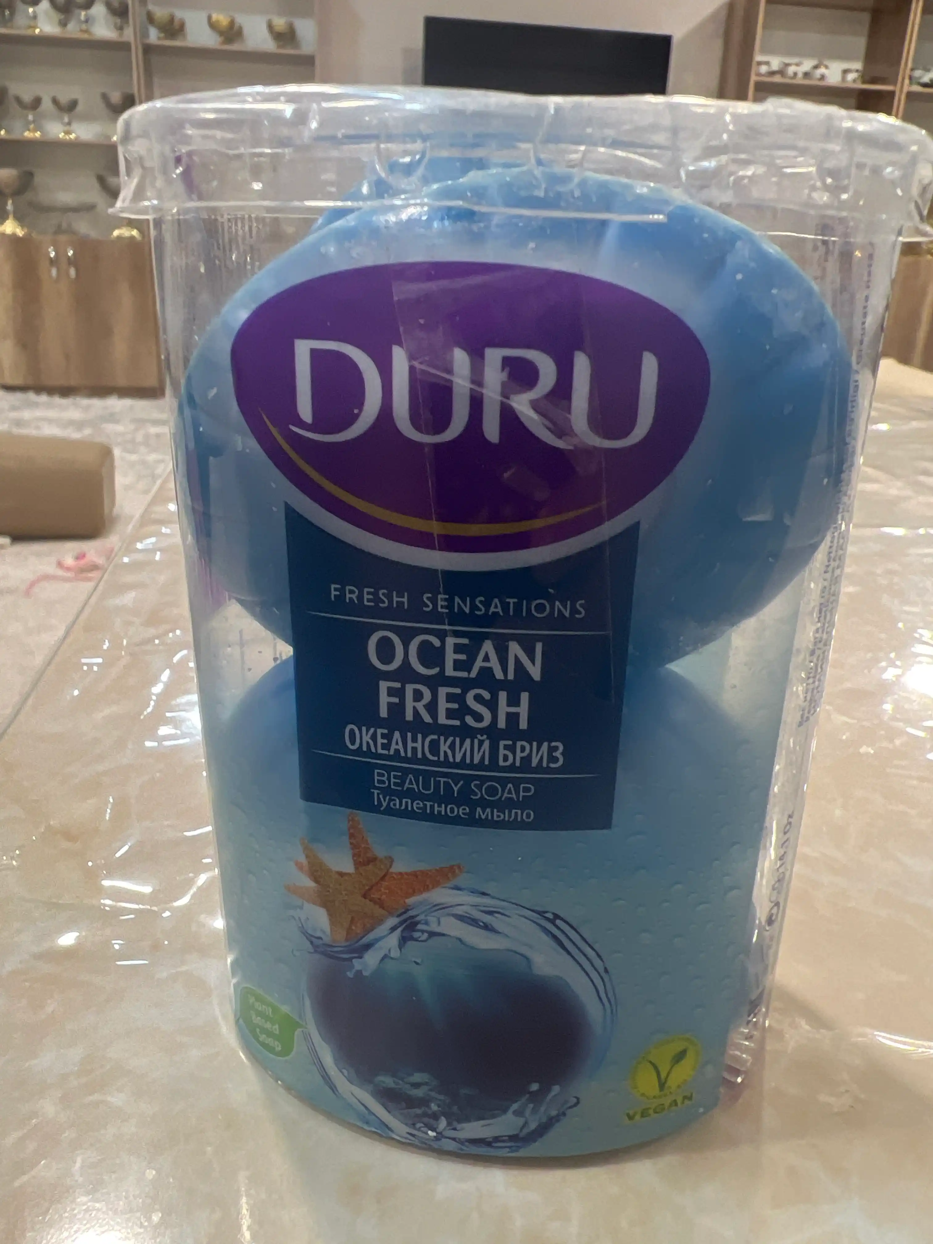 Мыло Duru Fresh Sensations Океанский бриз, 4шт, 400г