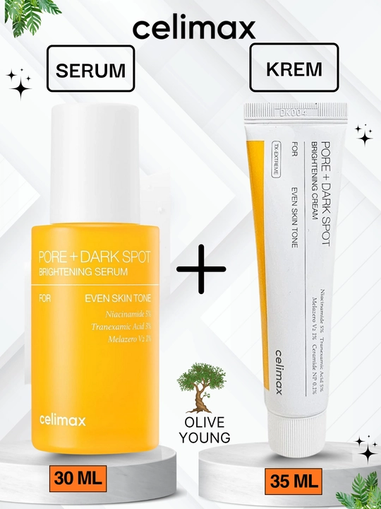 Celimax Pore + Dark Spot Brightening Serum &Cream Средство для уменьшения пигментных пятен - 