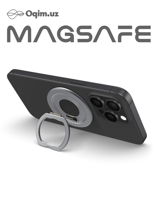 Magsafe, подставка для телефона, держатель для смартфона, складной Popsocket, серебристый