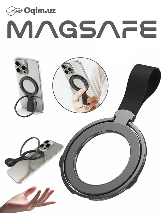 Magsafe, Telefon stend, Smartfon ushlagichi yig'iladigan Popsocket Smartfon Kumush