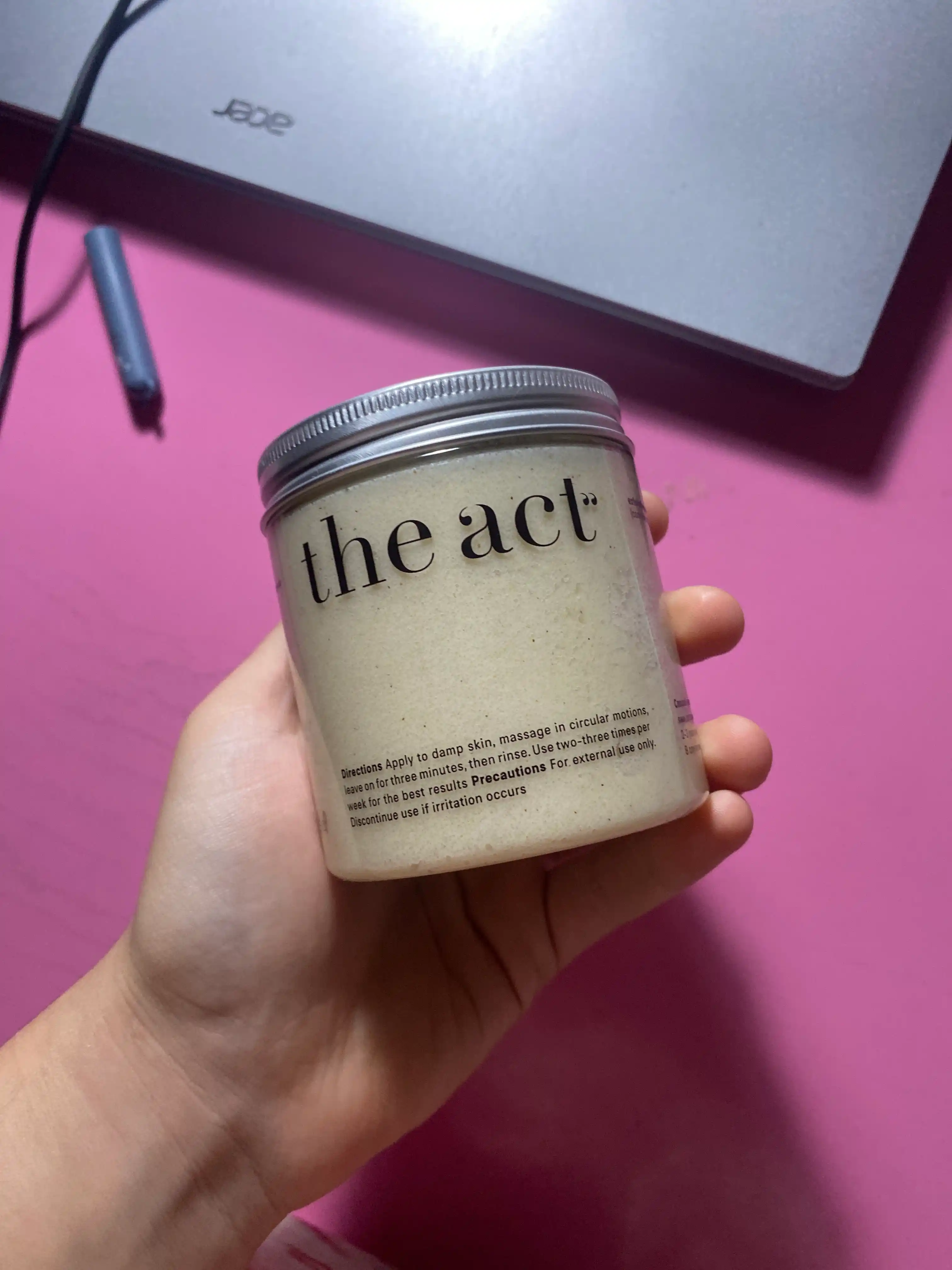Скраб для тела The Act, для похудения, антицеллюлитный, кокосовый, подарочный набор 2/3 шт
