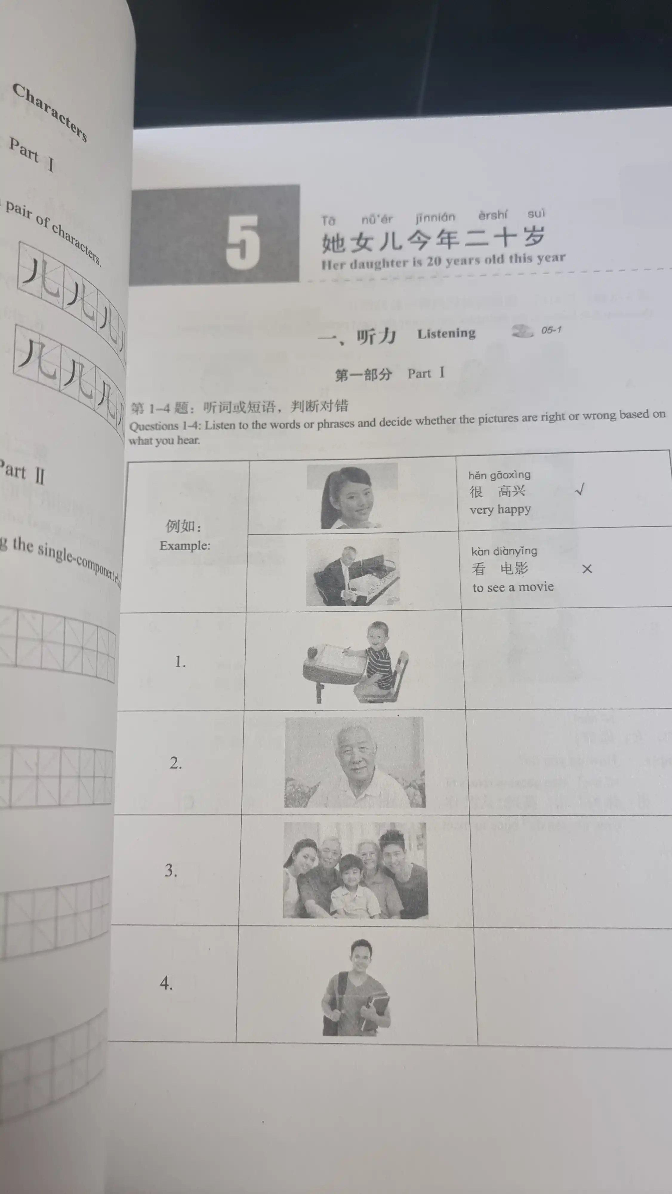 HSK Standard Course 1,2,3, Student's book, Workbook, A4, Jiang Liping