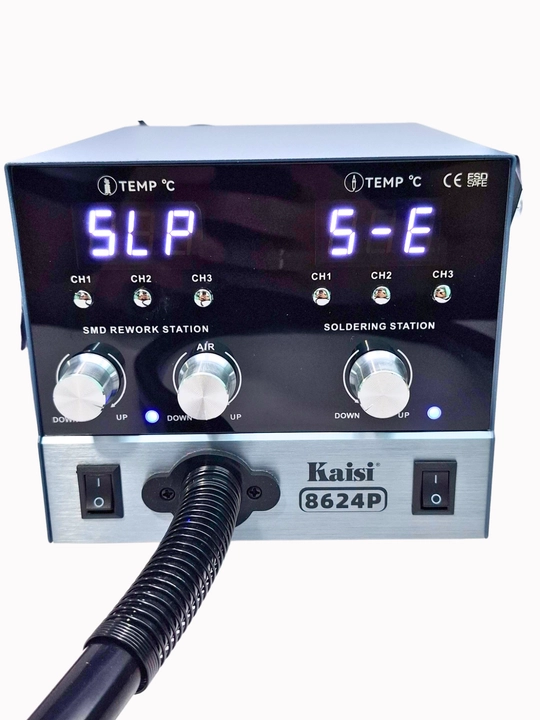 Kaisi 8624P, 2-в-1, станция горячего воздуха и пайки