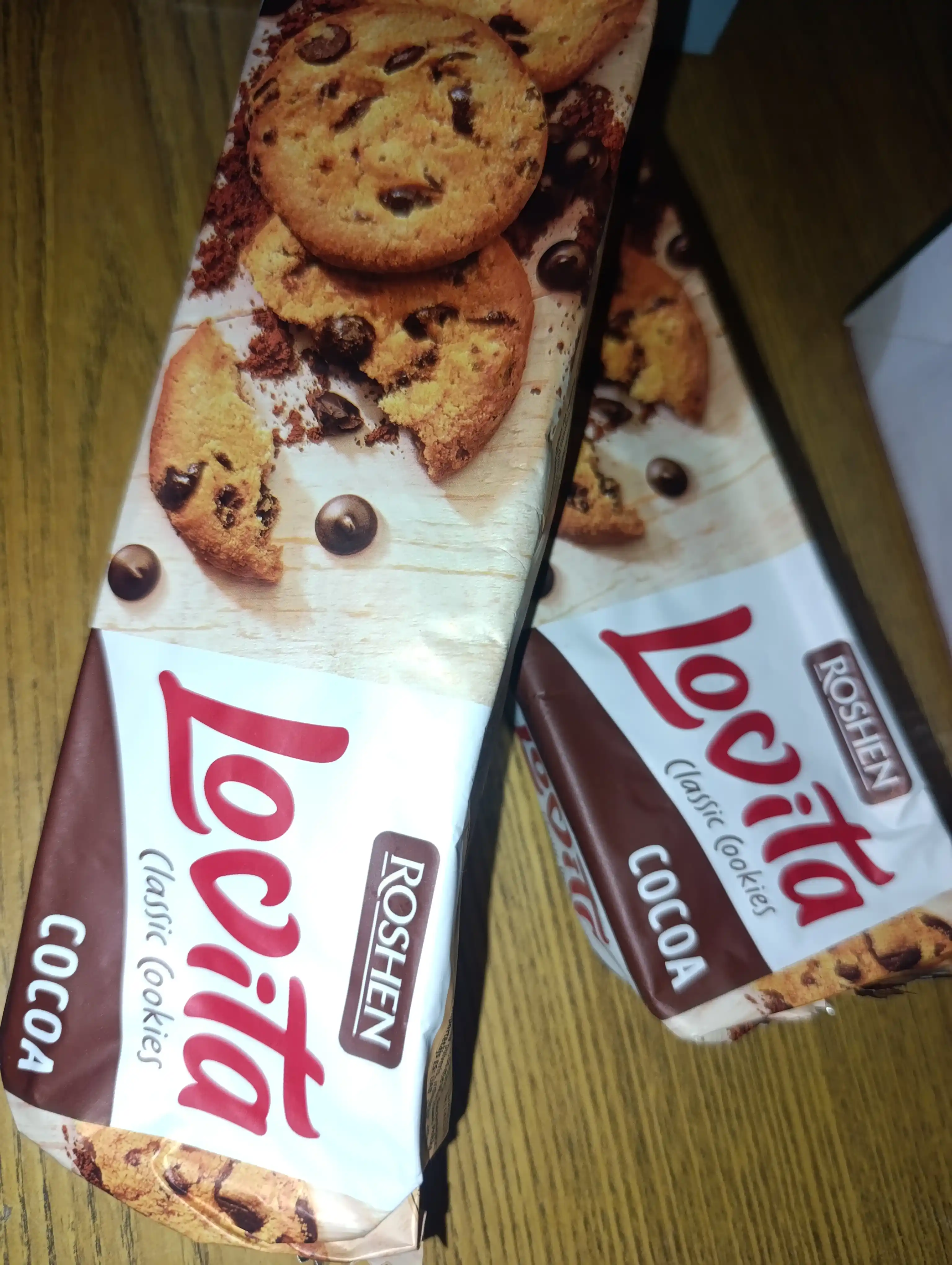 Pechenye Lovita Classic Cookies, glazurli bo'laklar, 150 g