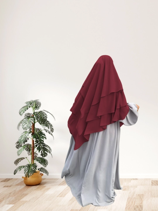 Uch qatlamli ximar, shifonli