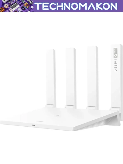 Ikki diapazonli gigabit Wi-fi router Huawei Wifi AX3, Wi-Fi 6, 3000Mbps, WS7100, AX3000
