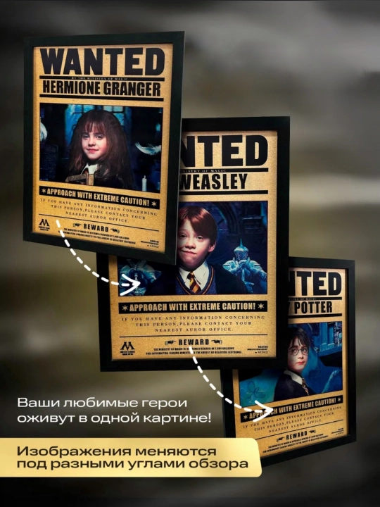 Harry Potter interyer kartinasi, ramkali poster, xona bezagi, fanatga sovg‘a
