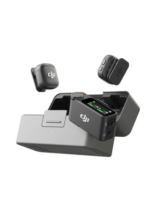 DJI Mic 3 микрофон беспроводной комплект, для записи звука стримов и видеосъёмки