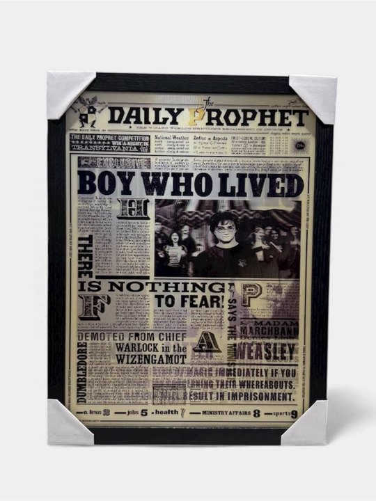 Harry Potter interyer kartinasi, ramkali poster, xona bezagi, fanatga sovg‘a