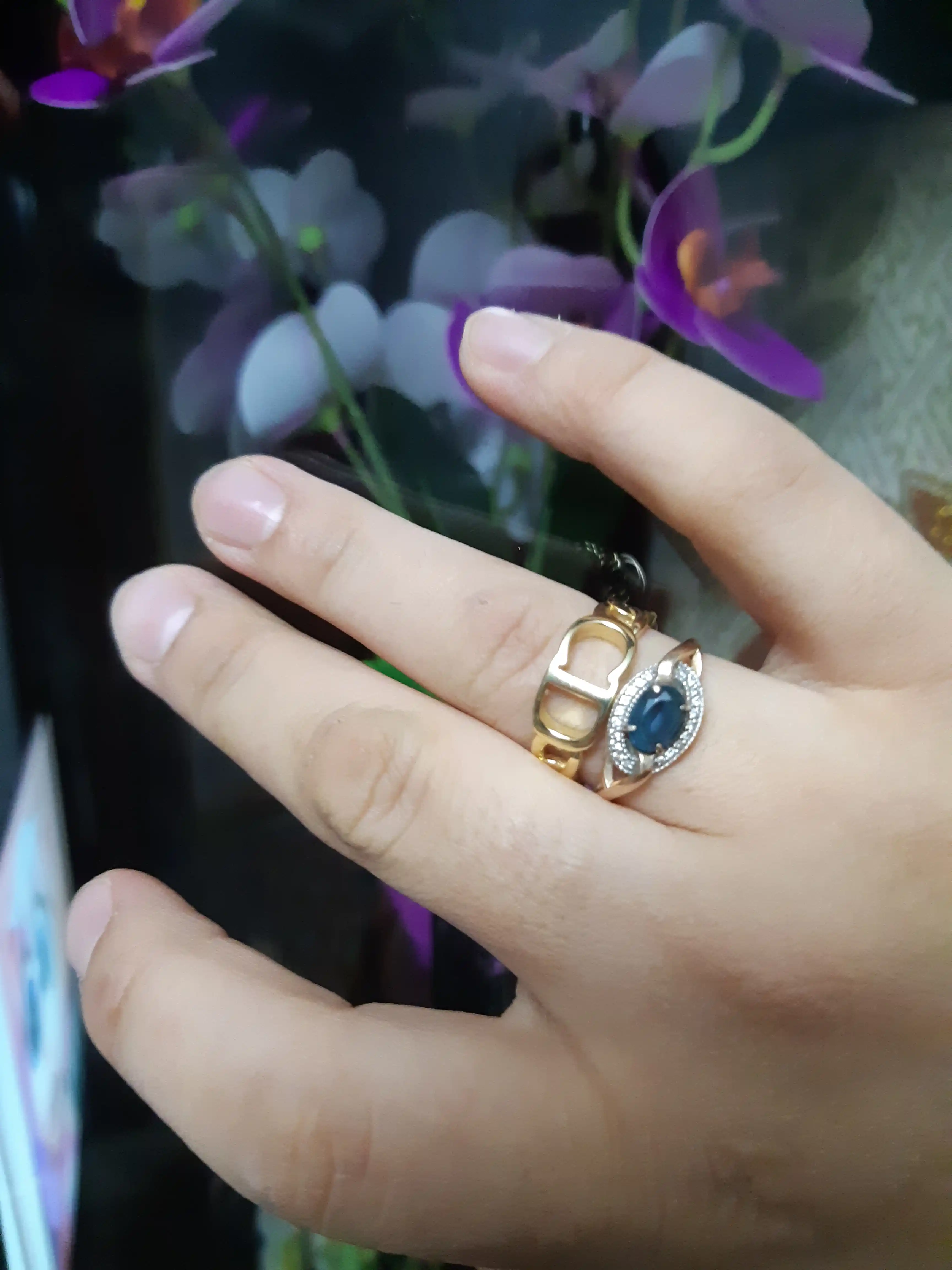 DIOR ayollar uzugi, o‘lchamsiz, toshli, qoraymaydi, qizlar uchun