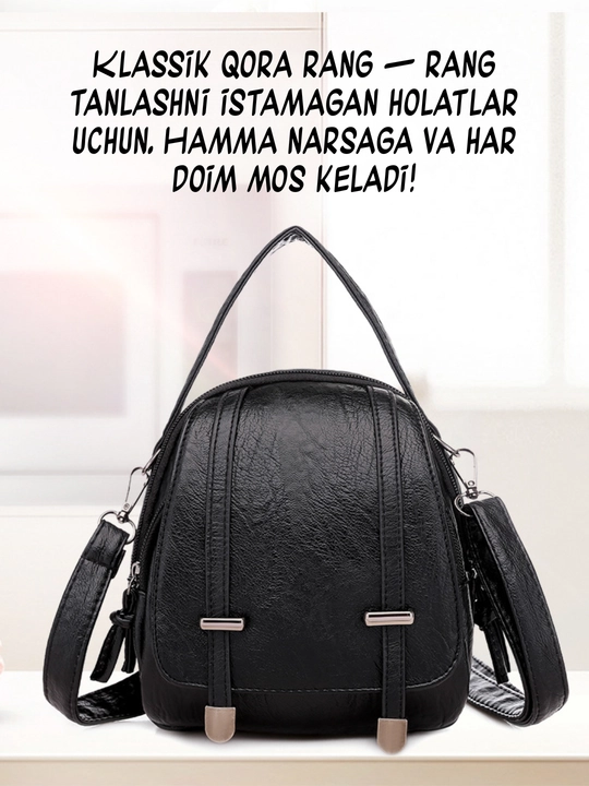 Ayollar sumkasi MELODY, mini, krossbodi, telefon sumkachasi, ekocharm